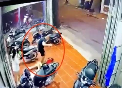 Cô gái bị nam thanh niên đánh liên tiếp trước quán bi-a ở Hà Nội