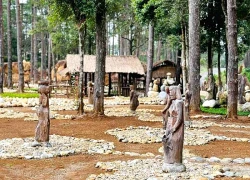Thăm vườn tượng gỗ Măng Đen