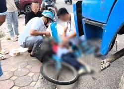 Va chạm với ô tô tải, nam sinh lớp 6 ở Hà Nội tử vong