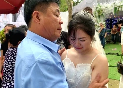 20 năm 'gà trống nuôi con', ông bố Nghệ An bật khóc tiễn con gái về nhà chồng