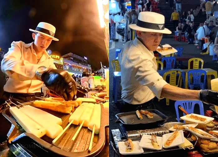 Bất ngờ với danh tính "tổng tài bán phô mai nướng" ở chợ Đà Lạt nổi như cồn ở hiện tại