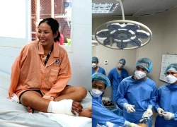 Kỳ tích y học VN: Ghép tay đứt lìa vào chân, chờ ngày nối lại cho thai phụ