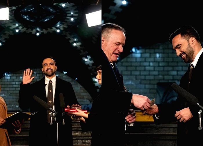 Thị trưởng New York tuyên thệ nhậm chức dưới ga tàu bỏ hoang