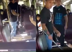 Triệu tập 2 người vụ lao lên xe buýt tấn công tài xế, phụ xe