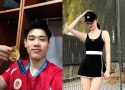 Á hậu Cẩm Ly trắng phát sáng, chân dài như "kiếm Nhật", xứng đôi Đình Bắc