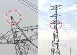 Chồng không cho chơi trò chơi, vợ giận dỗi trèo lên cột điện cao thế