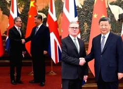 Chủ tịch Trung Quốc Tập Cận Bình hội đàm với Thủ tướng Anh Keir Starmer