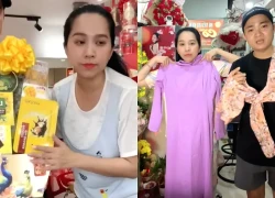 Hồng Phượng bán giỏ quà Tết toàn hàng ngoại nhập, pass áo dài không ai mua