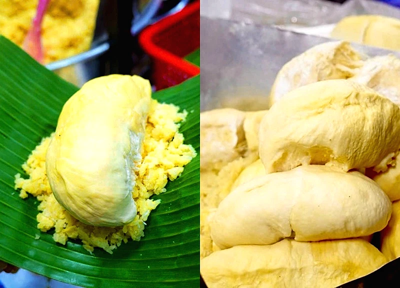 Khách xếp hàng bốc số mua xôi sầu riêng ở TP HCM