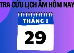 Lịch âm dương ngày 29/1/2026: Ngày Tốc Hỷ, thuận lợi cho việc cầu tài lộc