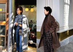 Mùa đông mặc sao cho sang? Phụ nữ trung niên chỉ cần đổi áo khoác là đủ