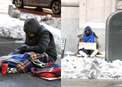 Người vô gia cư New York 'thà chịu rét còn hơn vào khu tạm trú'