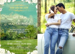 Rầm rộ ảnh thiệp cưới của Mỹ Tâm và Mai Tài Phến
