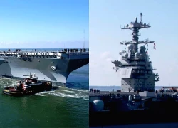 Siêu tàu sân bay Kennedy lần đầu ra biển