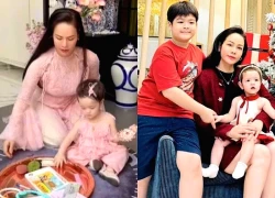 Con gái Nhật Kim Anh 1 tuổi đã kế nghiệp mẹ, được anh trai tặng quà "khủng" 