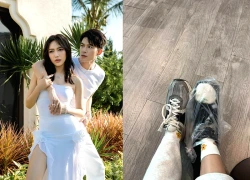 Diệu Nhi vướng sự cố khi leo núi đầu năm, hình ảnh đăng tải fan lo lắng