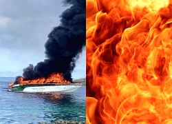 Hơn 20 xuồng cao tốc bị cháy rụi tại Thái Lan