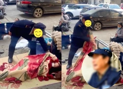 Bảo vệ BV Bạch Mai ném chăn người nhà bệnh nhân, khóc nức nở vì bị cho thôi việc