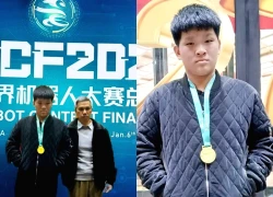 Cậu học sinh vùng khó Bắc Ninh làm nên lịch sử với Huy chương Vàng Robotics Quốc tế