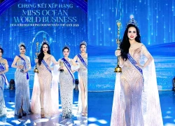 Nhà báo Vũ Thị Thanh Tâm đăng quang Hoa hậu Đại dương Doanh nhân Thế giới 2026