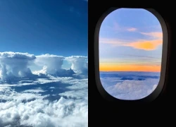 Phi công ghi lại hiện tượng kỳ lạ ở độ cao hàng nghìn mét từ cửa sổ máy bay