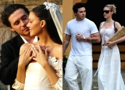 Sau "tối hậu thư" dành cho bố mẹ, Brooklyn Beckham tiếp tục nịnh vợ