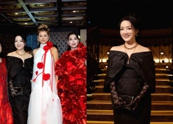 Vẻ đẹp quý phái của Hoa hậu Giáng My bên cạnh mỹ nhân nước Mỹ