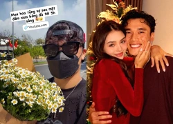 Có là "thủ môn quốc dân" Bùi Tiến Dũng cũng phải mua hoa về "nịnh vợ" sau đêm đi xem bóng đá tới 5h sáng