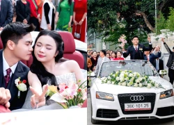 Cưới cô hàng xóm cách nhà 200m, chú rể Thanh Hóa đem xe mui trần đi đón dâu