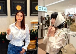 Diện áo sơ mi trắng tinh giản nhưng luôn ghi điểm thanh lịch