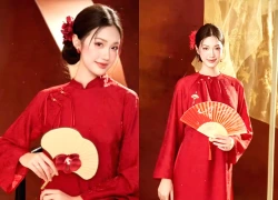 Doãn Hải My chụp tới 25 bộ áo dài tết, xinh đẹp nết na nhưng vẫn bị netizen chê "một màu" vì một lý do