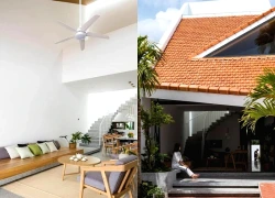 Ngôi nhà hình tam giác chan hòa nắng gió