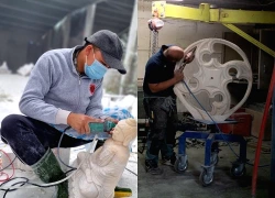 Người giữ nghề đục đá giữa những lâu đài cổ châu Âu