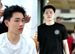 "Sốc visual" Đình Bắc ở tiệm cắt tóc, đá bóng hay lại điển trai vô địch thế này!