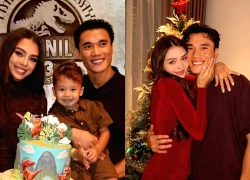 Thủ môn Bùi Tiến Dũng sau 4 năm cưới vợ mẫu Tây