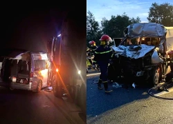 Xe khách chở 11 người gặp nạn trên cao tốc Pháp Vân - Nghi Sơn, 4 người tử vong