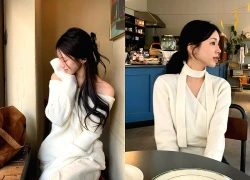 4 cách buộc tóc tuyệt đẹp và thanh lịch khi mặc áo len