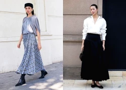 Diện mạo mới của chân váy dáng dài