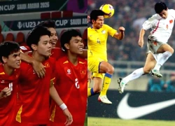 Bùng nổ cảm xúc: Đình Bắc tái hiện cú đánh đầu ngược tuyệt phẩm của Công Vinh, giúp U23 Việt Nam dẫn trước U23 UAE