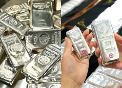 Giá bạc xô đổ mọi kỷ lục, vốn hoá gấp 3 lần bitcoin