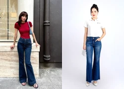 Không phải skinny, quần jeans ống loe mới là lựa chọn của nàng sành mặc