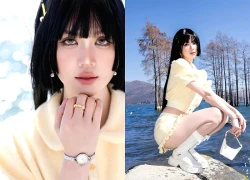 Ngọc Trinh thả dáng quyến rũ giữa khung cảnh thiên nhiên thơ mộng