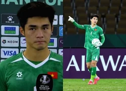 Thủ môn Trung Kiên mắt đỏ hoe sau trận thua: "Đây là bài học lớn, chúng em sẽ cố chiến thắng trận tranh hạng 3"