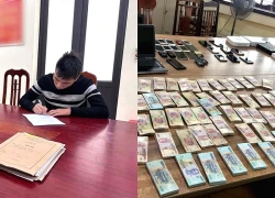 Bắt tạm giam người đàn ông đánh bạc trực tuyến ở Hưng Yên