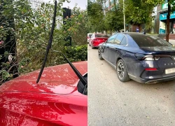 Công an vào cuộc vụ hàng loạt ô tô của người dân chung cư ở Hà Nội bị phá hoại