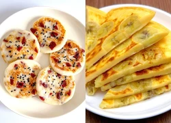 Công thức làm 6 món bánh áp chảo chỉ 10 phút cho bữa sáng đủ chất, con mê tít, mẹ chẳng còn lo muộn làm