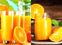 Hãy nhớ uống nước cam với khẩu phần nhỏ để đảm bảo sức khỏe