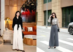 Khai mở nét thanh lịch, tôn dáng tuyệt đối với quần palazzo
