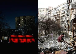 Nga tấn công khiến gần 60% Kiev mất điện, trên nửa triệu người phải rời thủ đô Ukraine