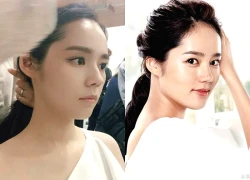 Nhan sắc của Han Ga In khiến 2 con cũng phải đứng hình tại chỗ